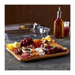 Portable Charcuterie Board with locking lid
